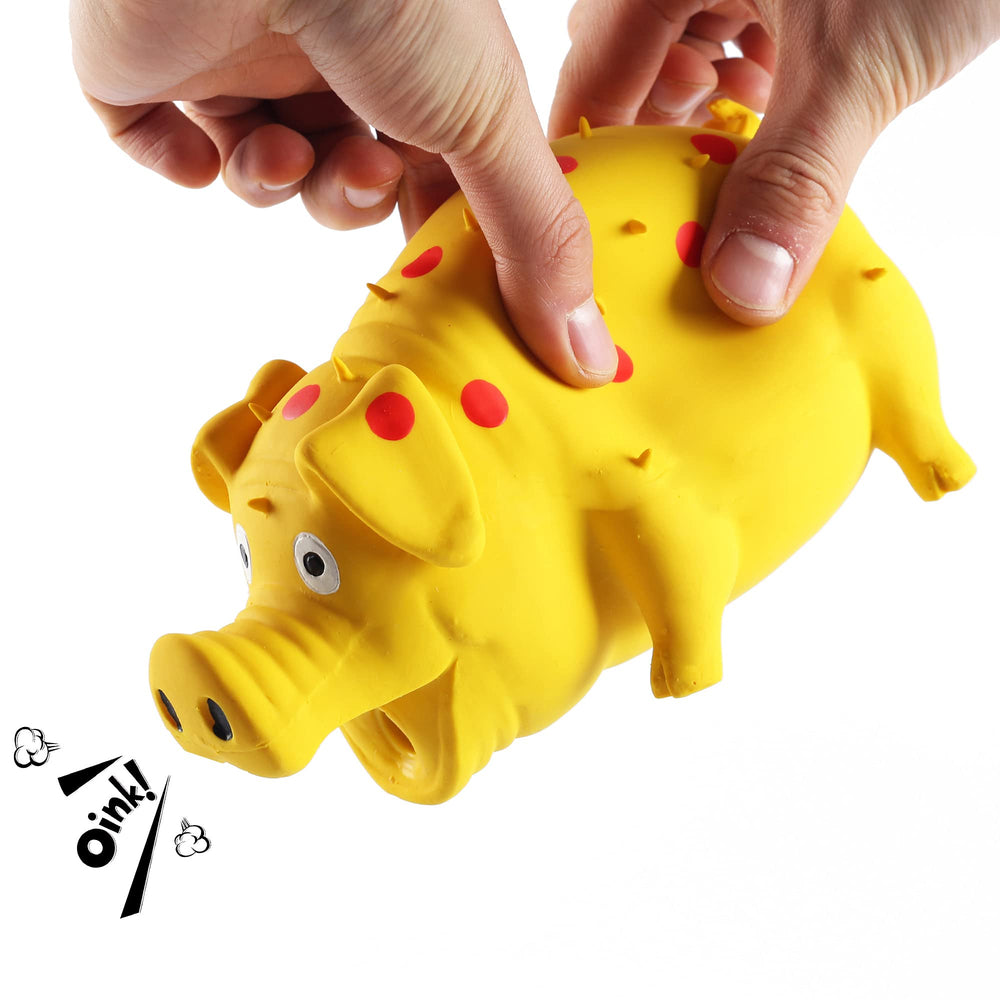 Juguete ChubbyPiggies para perros de todos los tamaños, ideal para juego.