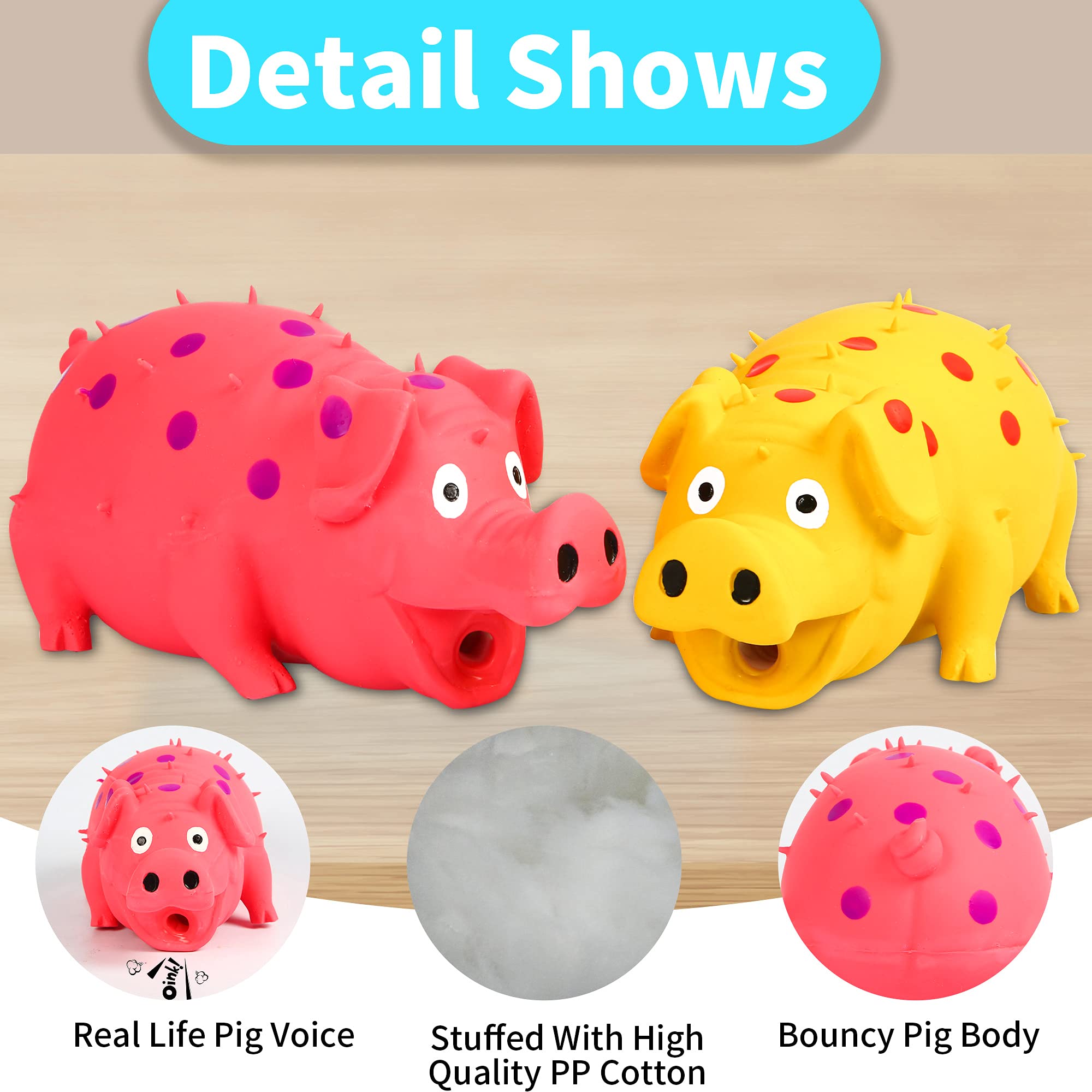 Juguete para uso exterior e interior ChubbyPiggies, promueve juego diario.