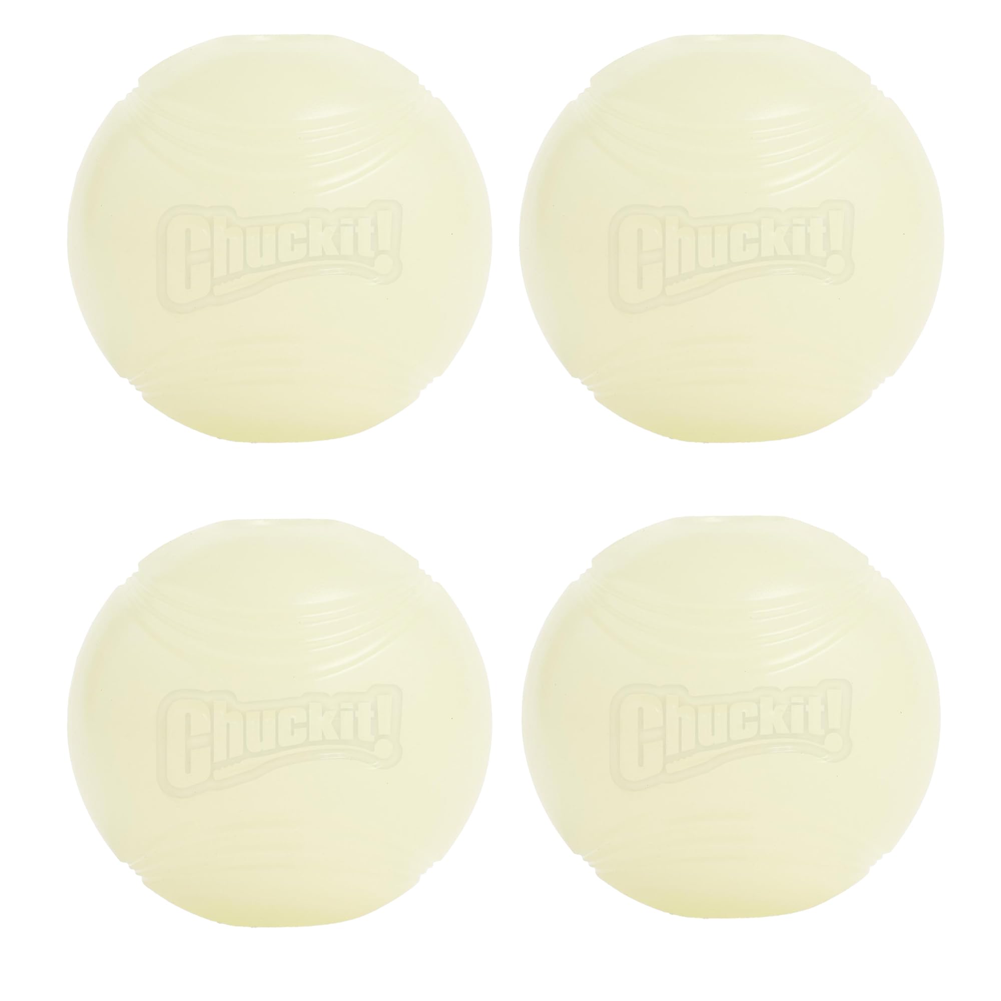 Chuckit! bola luminosa de 2-5 pulgadas para juego nocturno seguro y divertido.