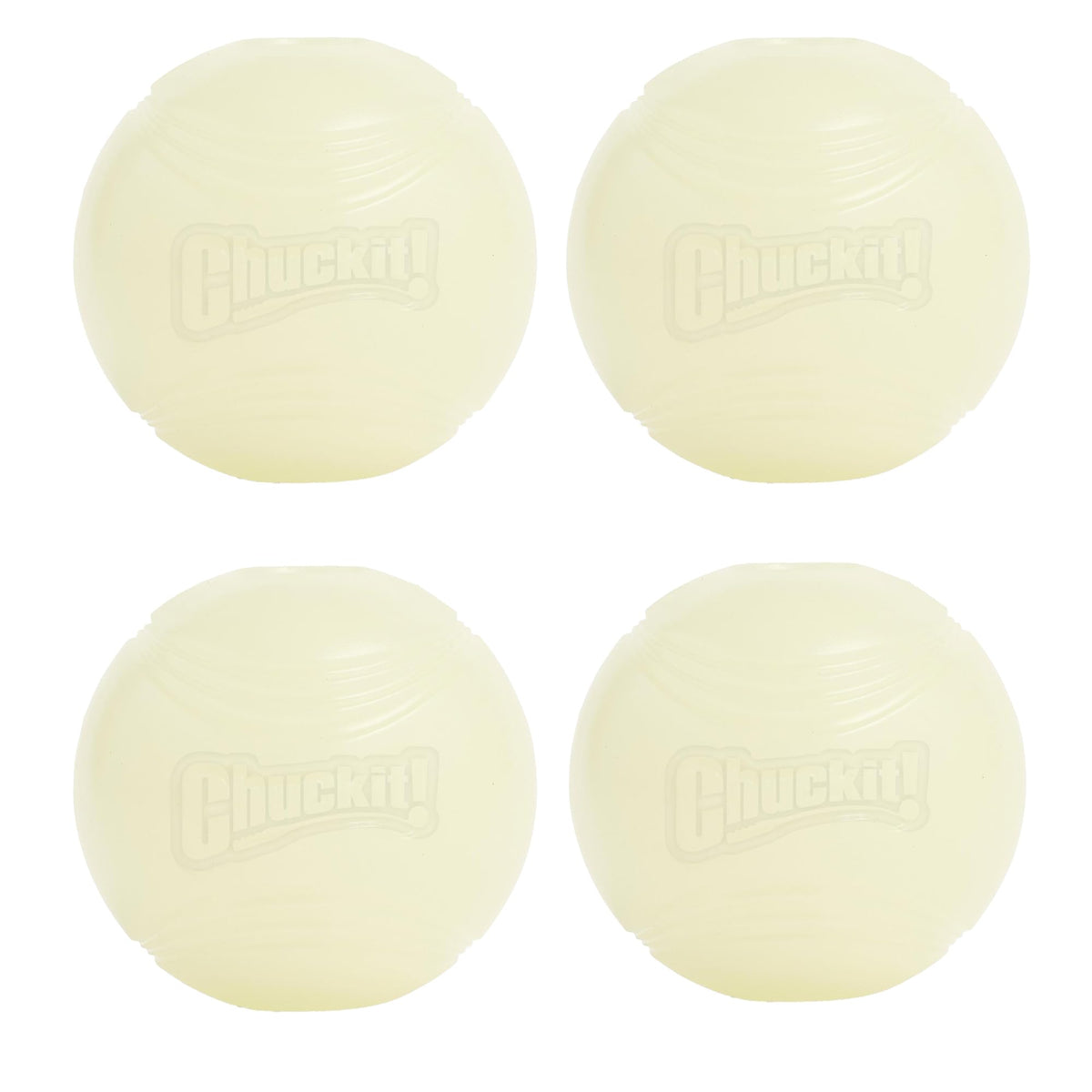 Chuckit! bola luminosa de 2-5 pulgadas para juego nocturno seguro y divertido.