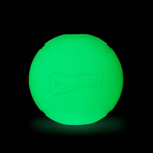 Chuckit! bola luminosa para perros ofrece juego nocturno visible y emocionante.