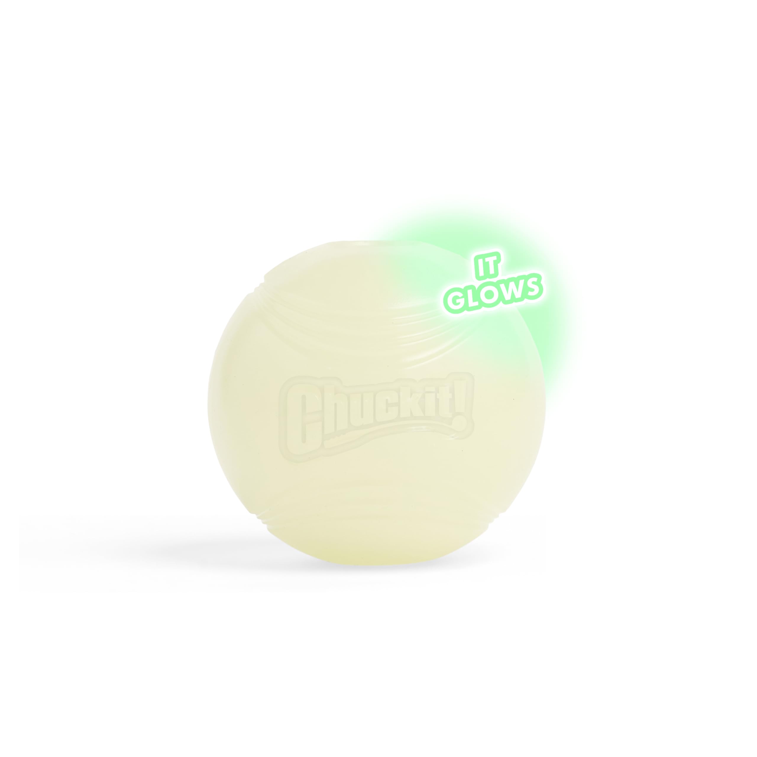 Chuckit! bola para juego nocturno con mayor visibilidad.