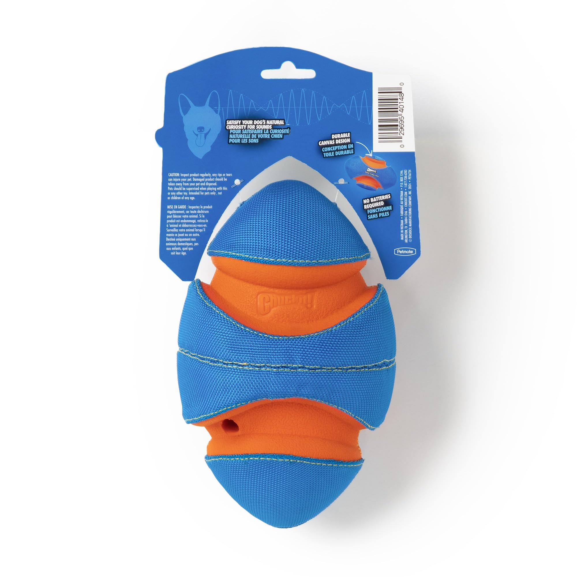 Chuckit! Giggle Fumble sin baterías, sonido divertido al rebotar