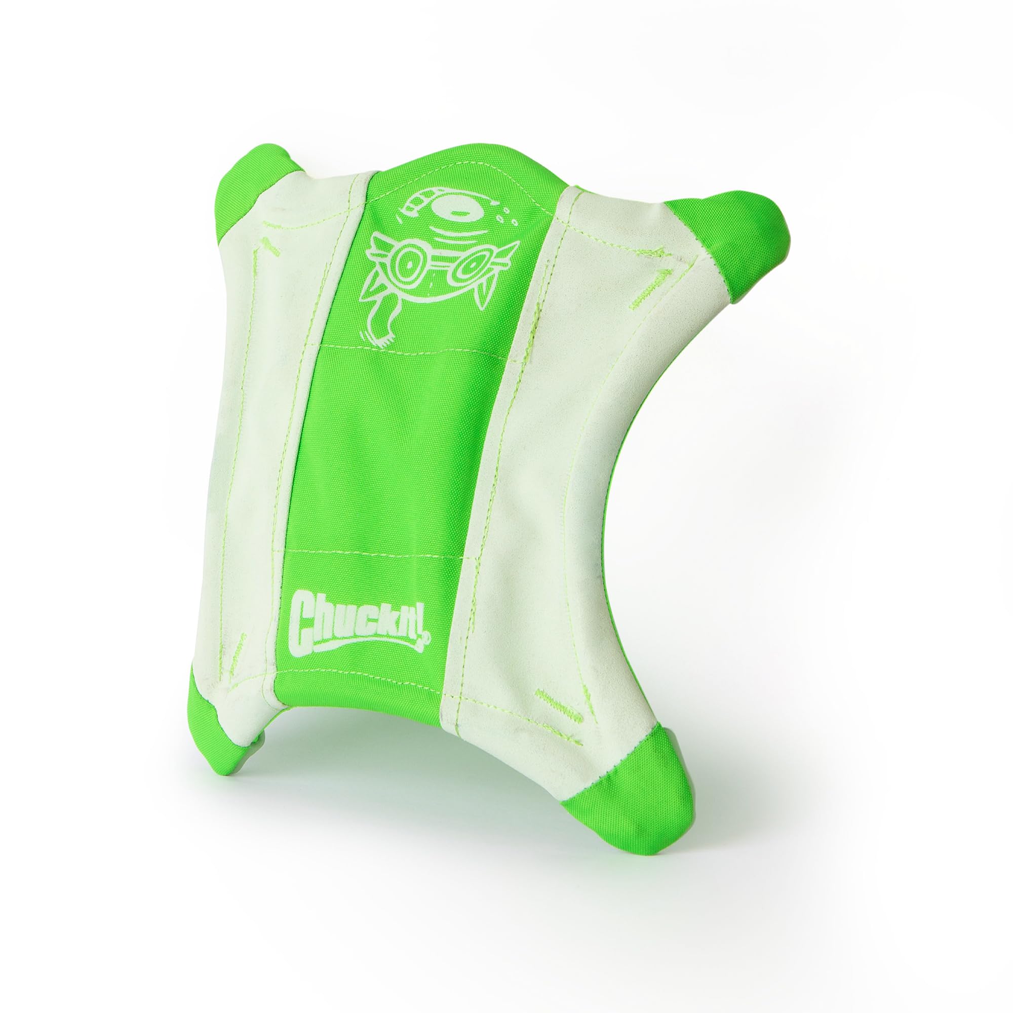 Chuckit! Glow Squirrel se recarga en 5 a 10 minutos bajo luz brillante