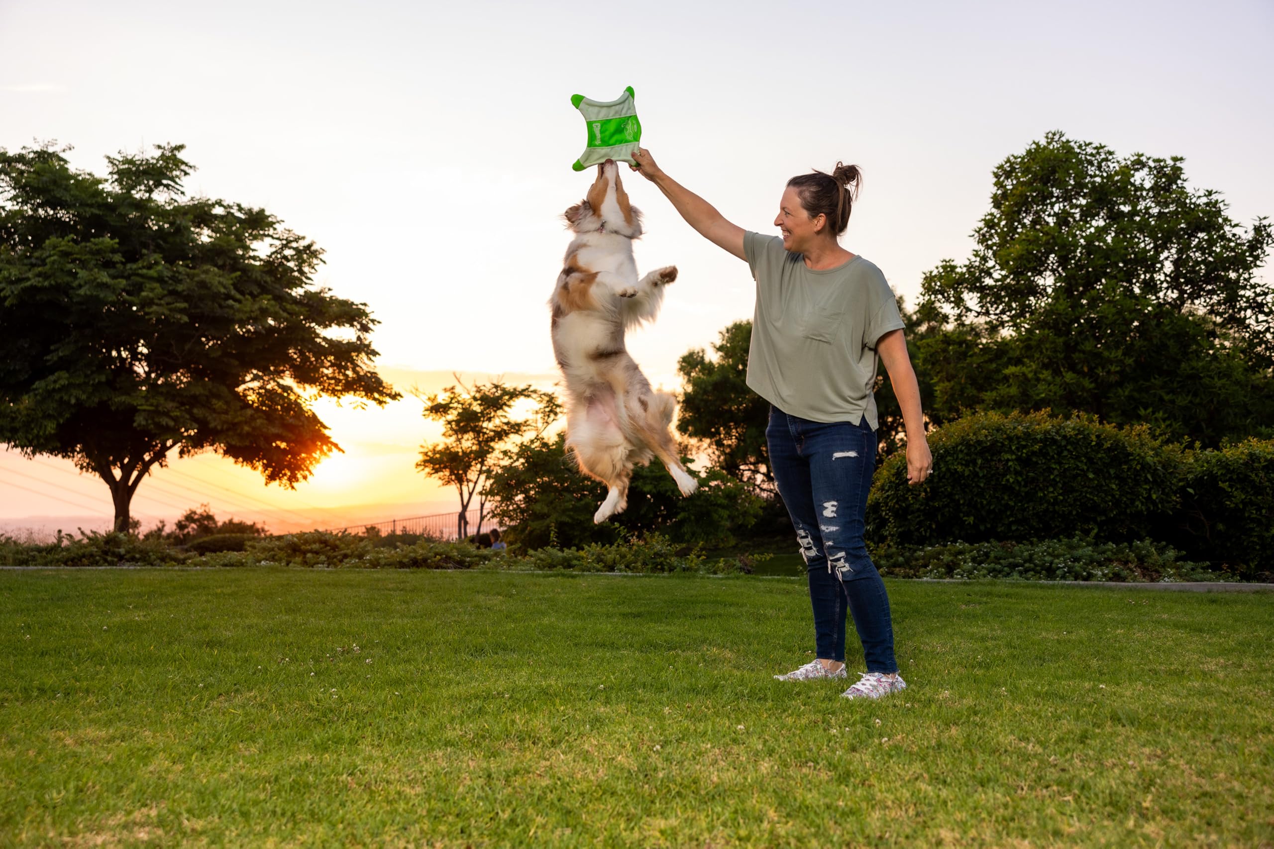 Chuckit! Glow Squirrel talla mediana apta para todas las razas
