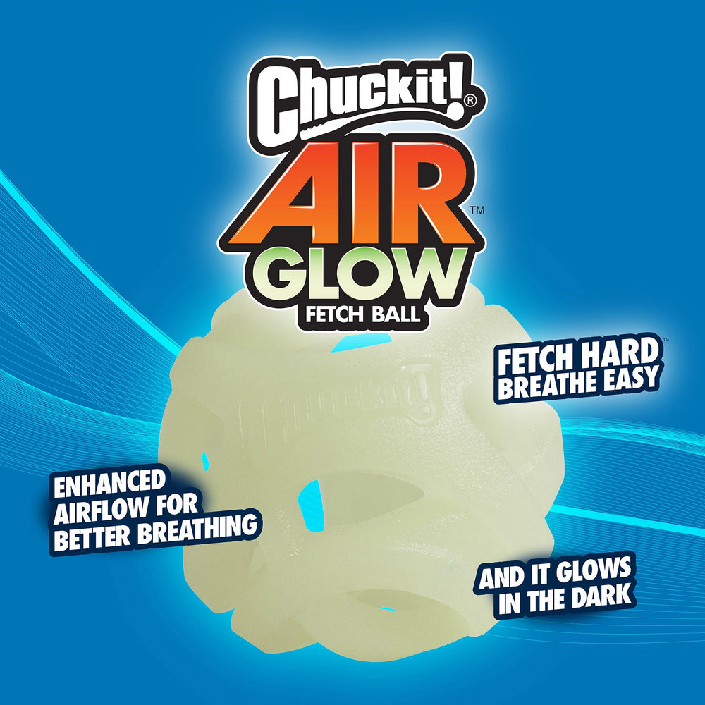 Chuckit! Pelota duradera para uso exterior, resiste carreras rápidas.