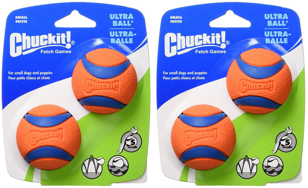 Chuckit Ultra Ball pequeña para juego activo al aire libre.