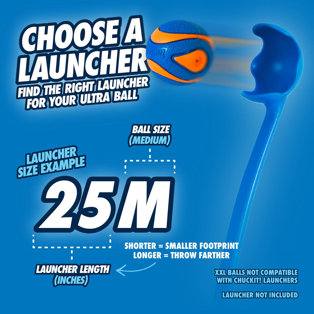 Chuckit! Ultra Squeaker, ideal para interior y exterior.