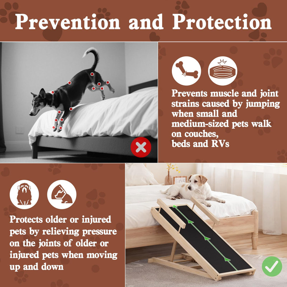 Rampa Chuiendi Alturas ajustables para muebles de diferentes alturas.