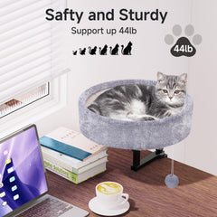 Cama para gato Chumajor con base compacta para escritorios pequeños
