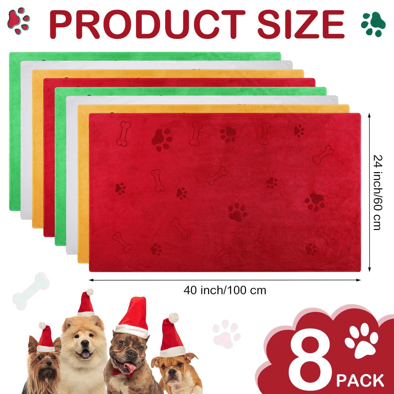 Chumia toalla para perros con secado rápido, ideal tras el baño.
