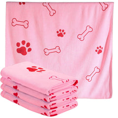 Toallas para perros Chumia, microfibra absorbente para el baño.