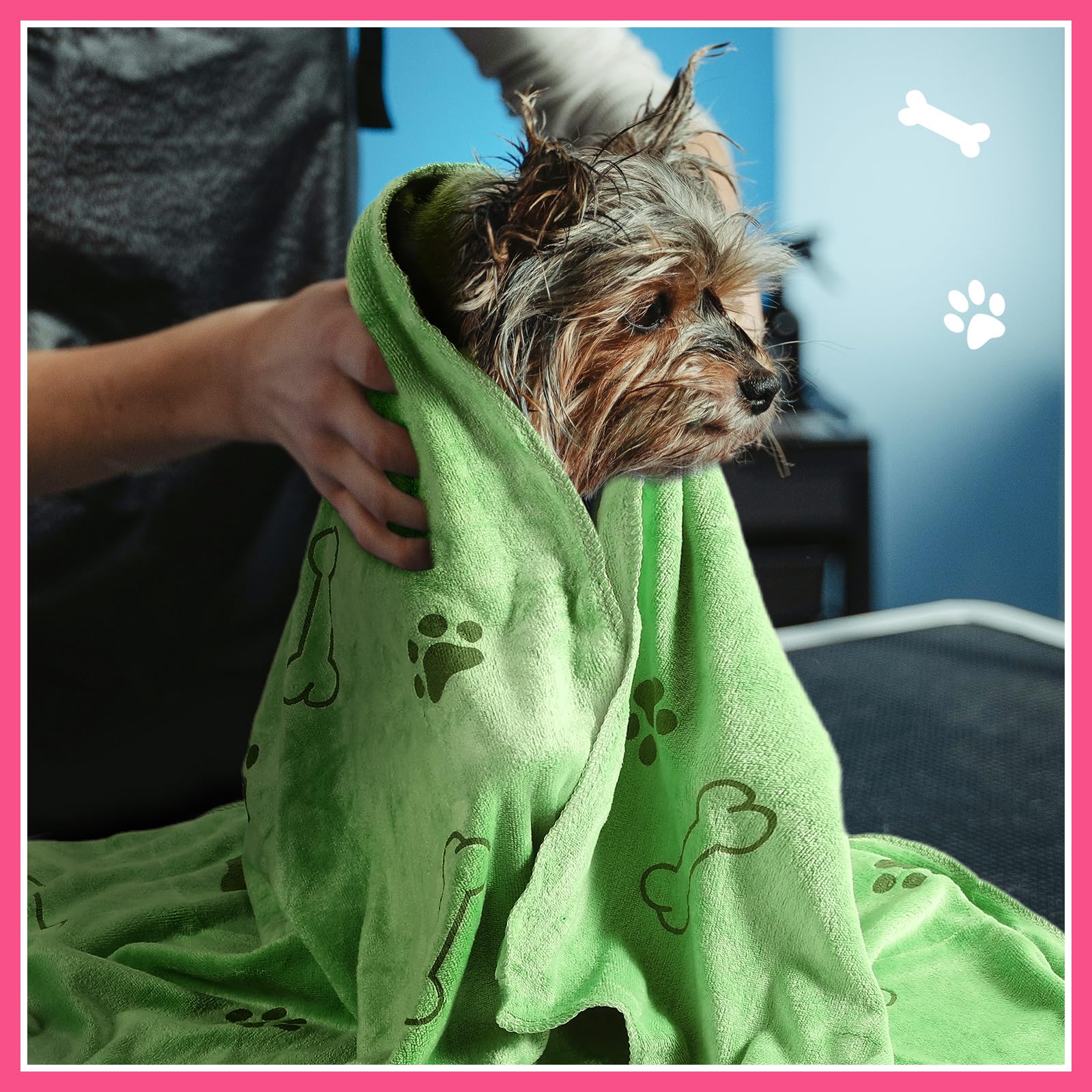 Toallas Chumia para perros lavables y reutilizables para uso repetido