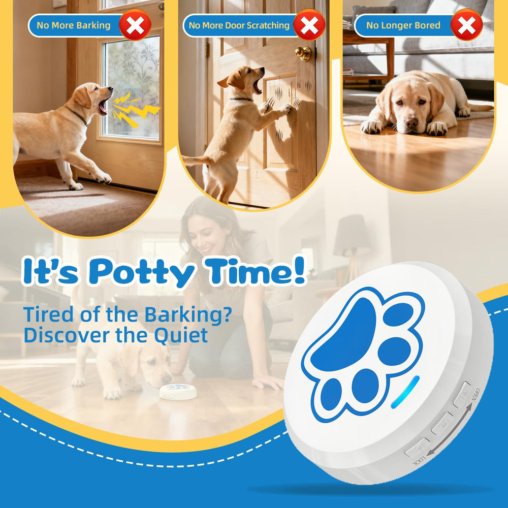 ChunHee Campana para perros tono ajustable para adaptarse a su rutina diaria.