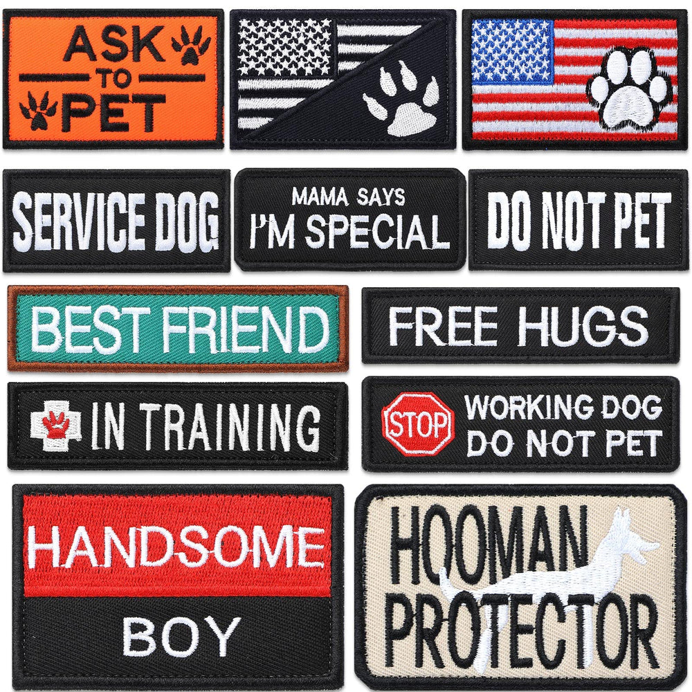 Parche Chunyin para chaleco canino, vest multiestilos para entrenamiento diario.
