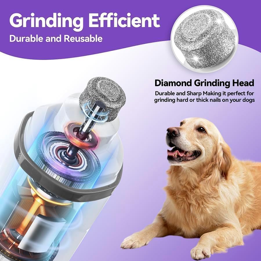 Chwwen afilador de uñas para perros con luz LED para ver uñas oscuras