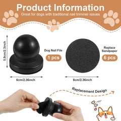 CIATBYYJ lima uñas perro ergonómica para manejo cómodo.