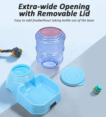 Botella transparente libre de BPA de Ciconira para agua y comida segura.