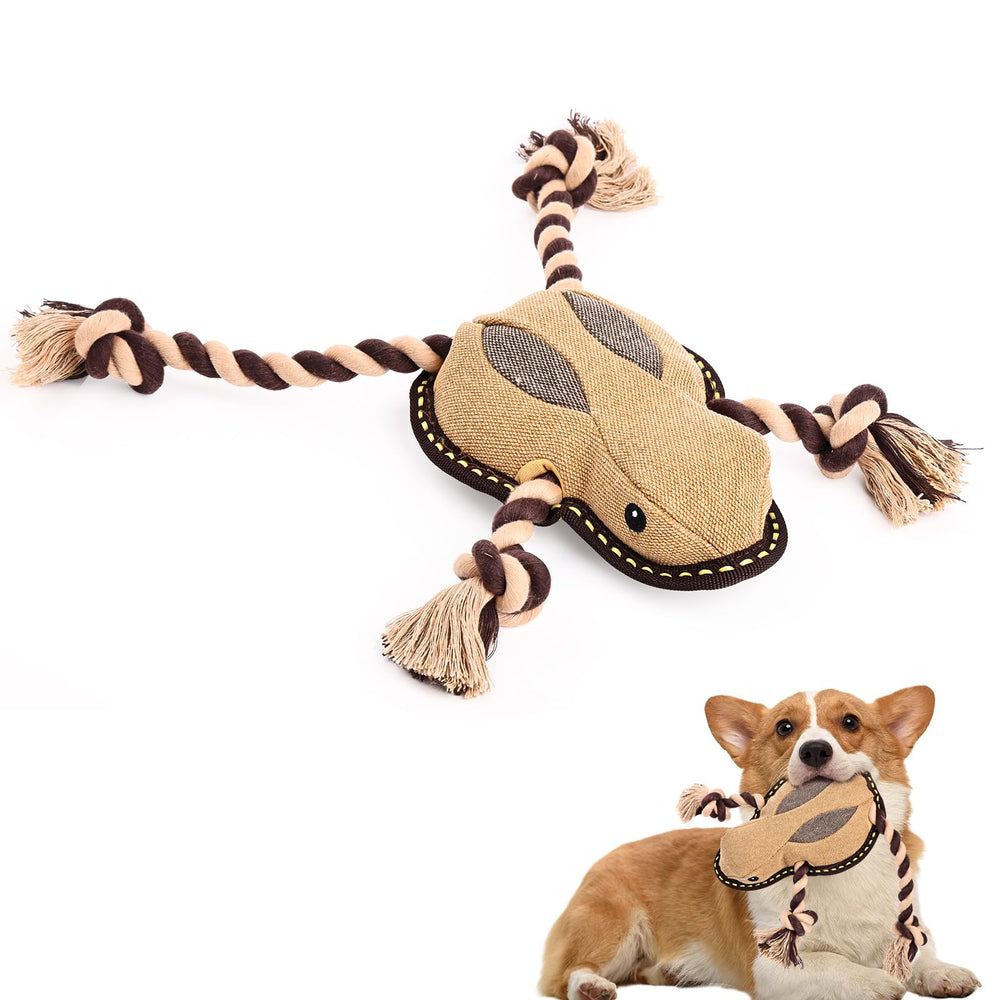 CIDIXCIDIX juguete perro resistente con sonido, ideal para masticar y entretener.