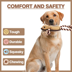 CIDIXCIDIX juguete perro tirón y jala, perfecto para juegos interactivos.