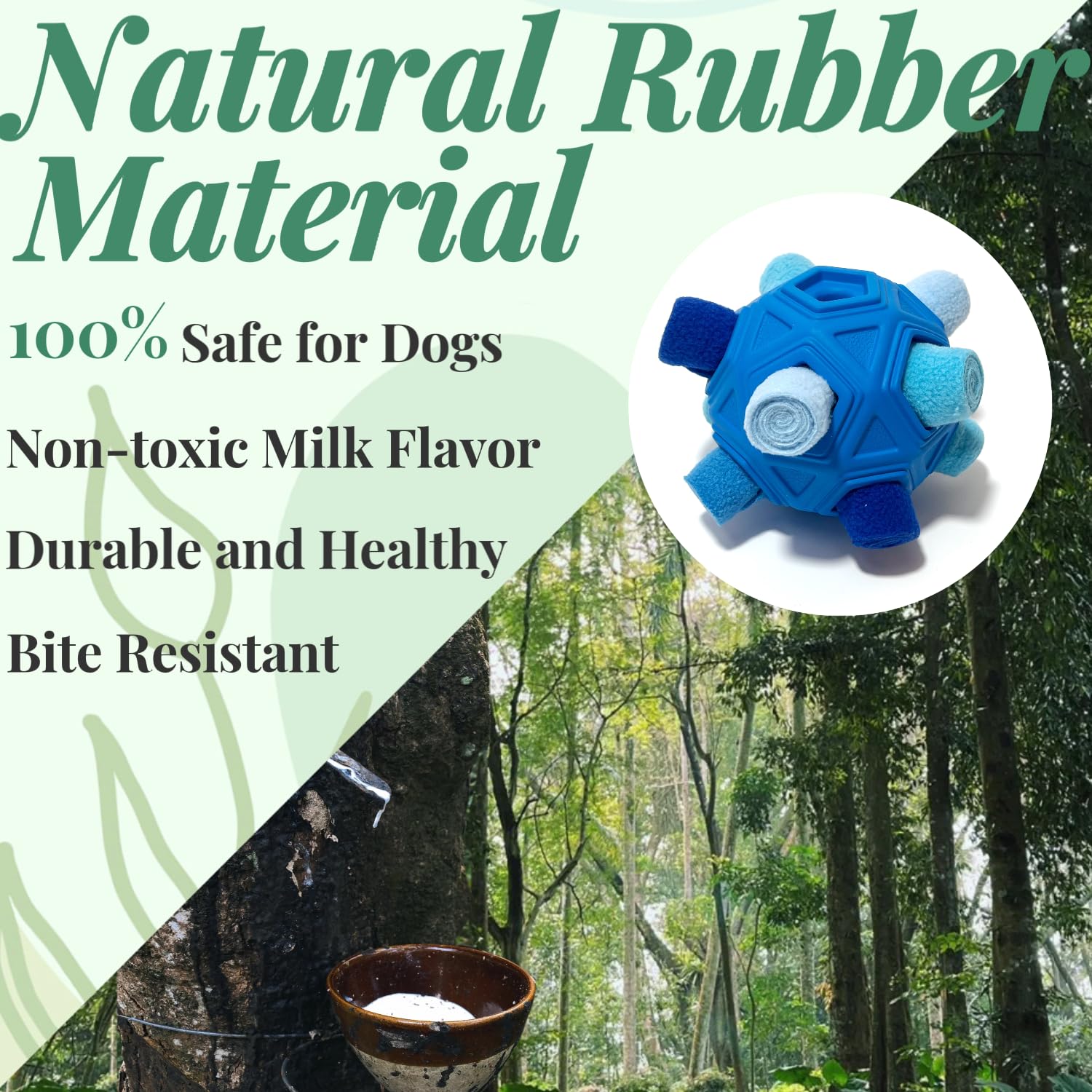 CIIVURR Snuffle Ball azul, detalle interior que revela su mecanismo de juego.