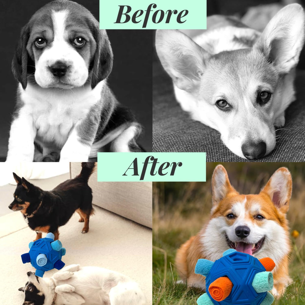 CIIVURR Snuffle Ball azul, fácil limpieza para uso diario.