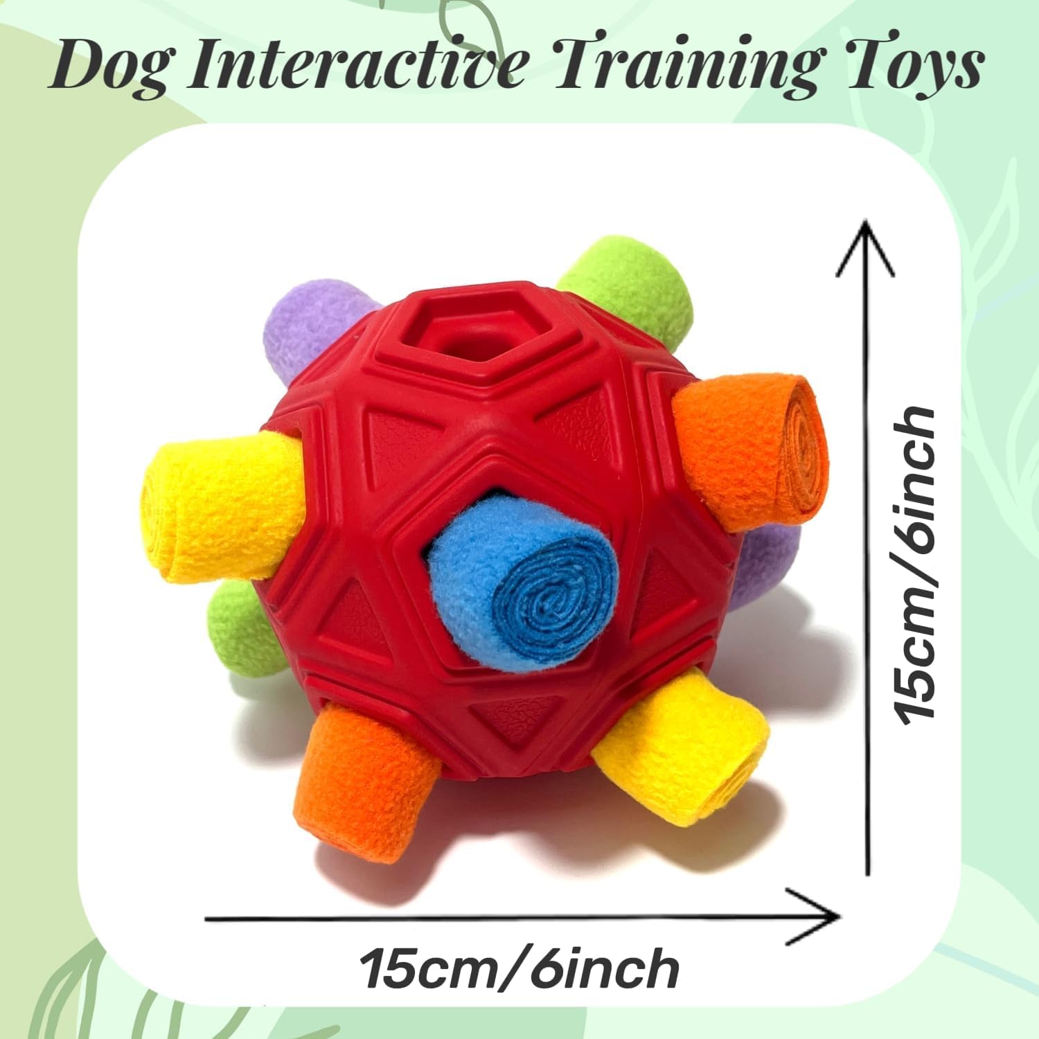 CIIVURR Snuffle Ball, modo desmontable, fomenta juego suave y menor estrés.