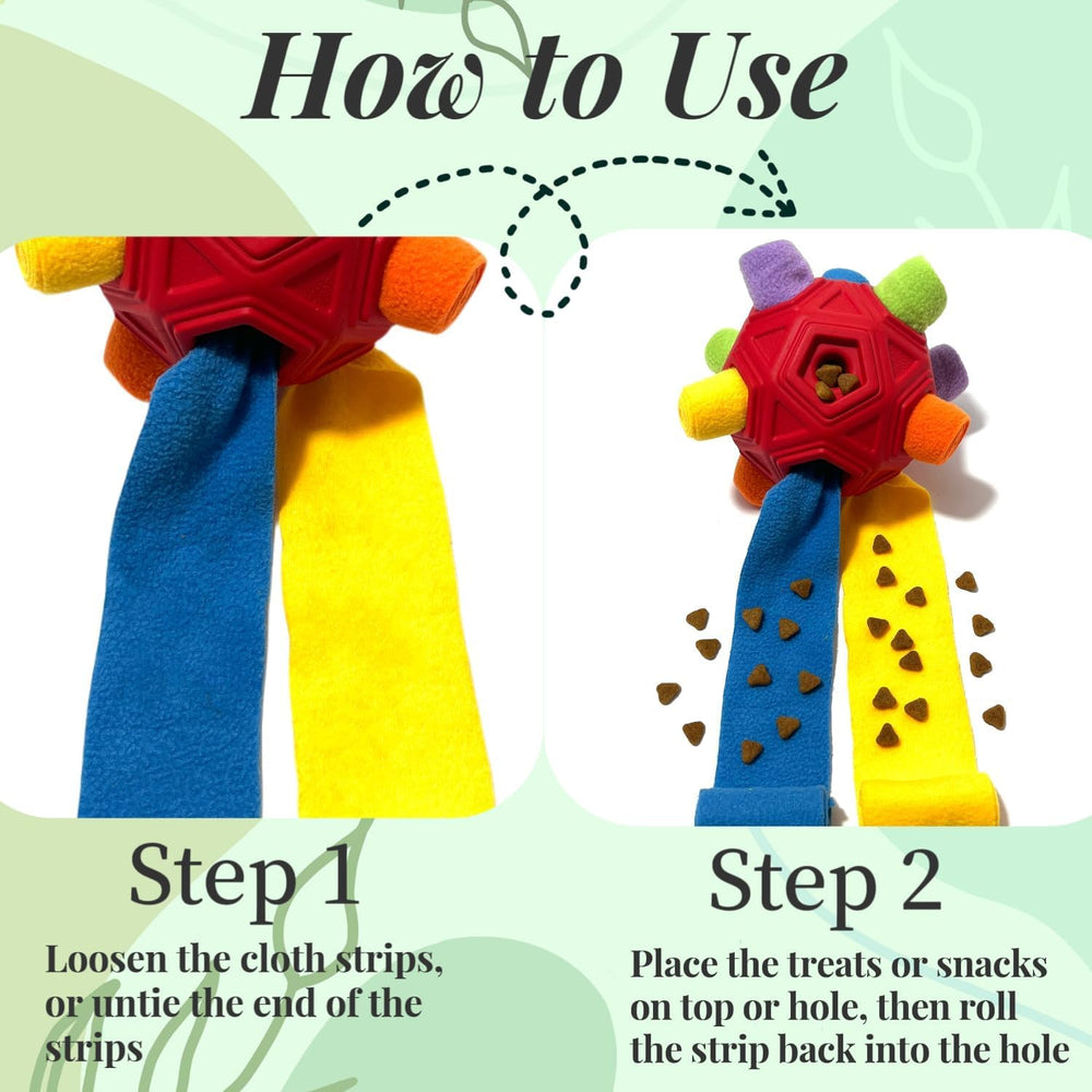 CIIVURR Snuffle Ball, tamaño pequeño, seguro para razas pequeñas.