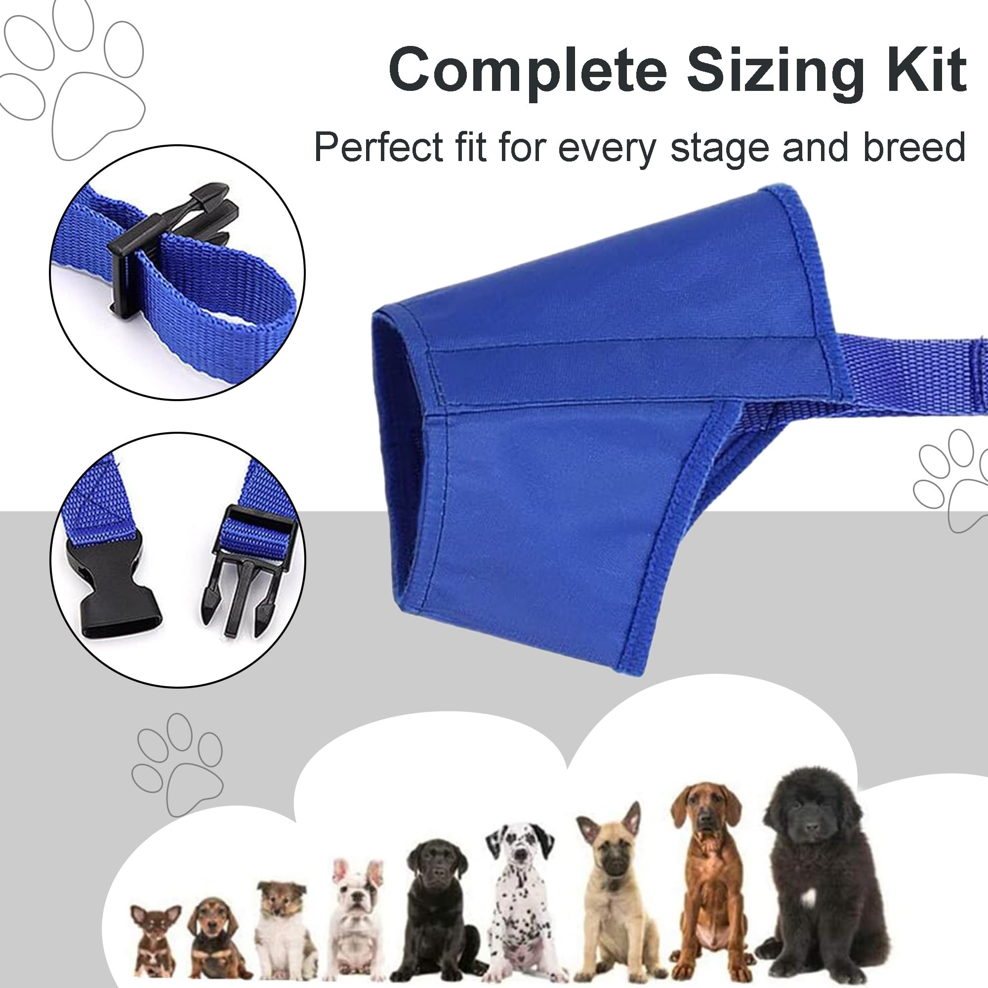 Protección de mordidas y ladridos con museras Cilkus para perros.