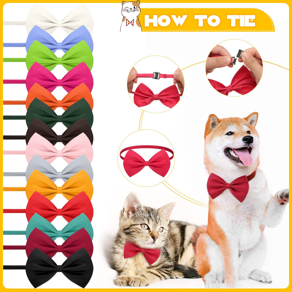 Lazo para perro Cindeer ajustable en negro; toque elegante para ocasiones formales.
