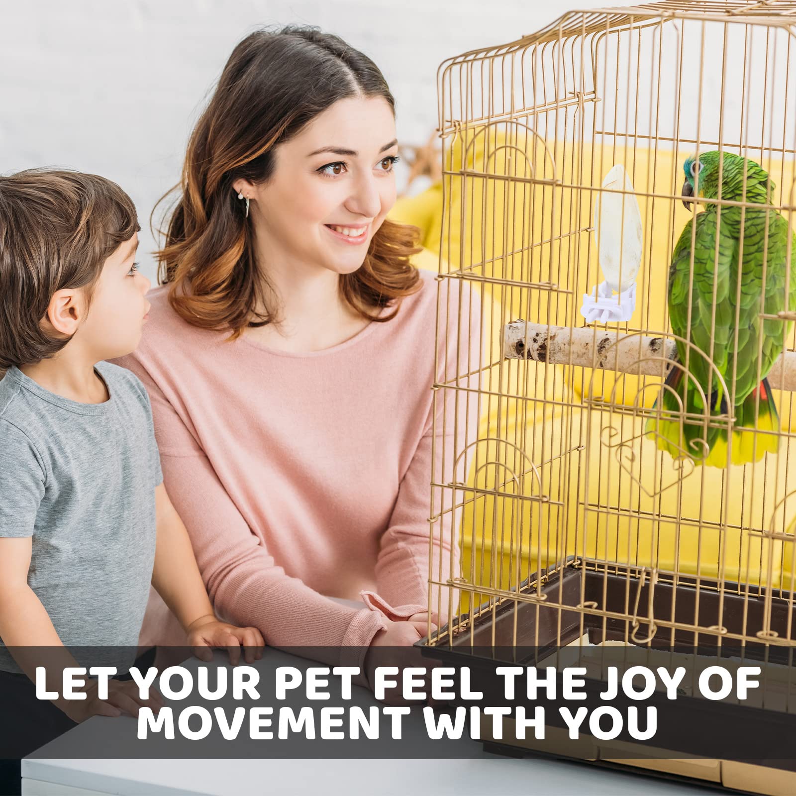 Uso en jaula de aves Cindeer, ambiente cómodo y natural para roer