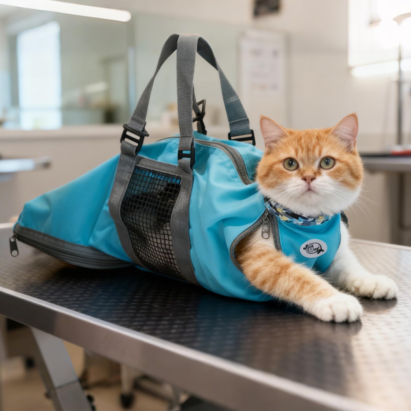 Cinf Gato bolsa-corte-uñas, facilita corte de uñas seguro para el gato.