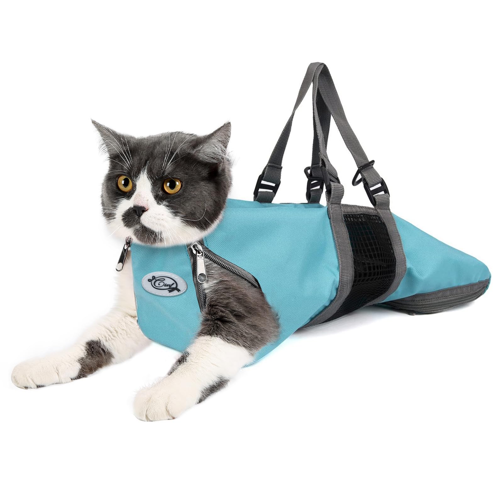 Cinf Gato bolsa-limpieza-orejas, facilita limpieza suave durante el baño.