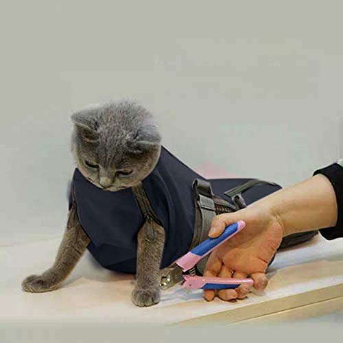 Bolsa ajustable Cinf para gatos de 3,6 a 5,4 kg, guía de medidas.