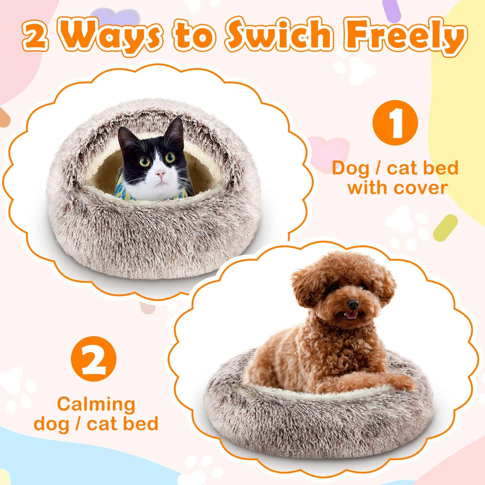 Cinnvoice cama-gato-lavable-a-maquina facilita limpieza regular e higiene