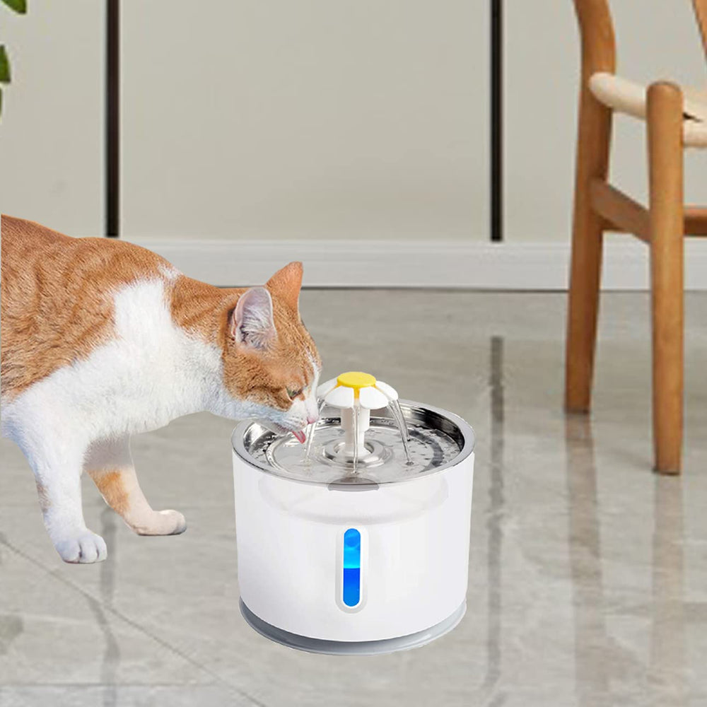 Cirfifth agua clara para fuente de gatos en casa