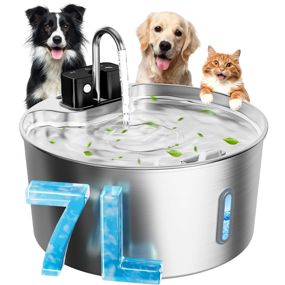 Citizili bebedero para perros grandes con 7L, ideal para uso prolongado.
