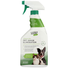 Citrus Magic Eliminador de Olores para Mascotas, botella lista para uso en casa.