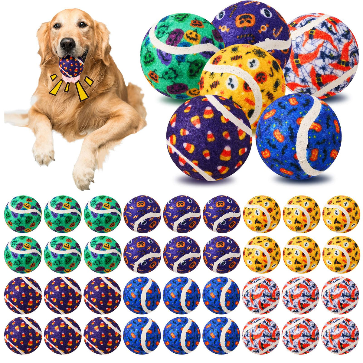 Pelota de Halloween de Civaner, diseño 01, apta para morder y jugar al aire libre.