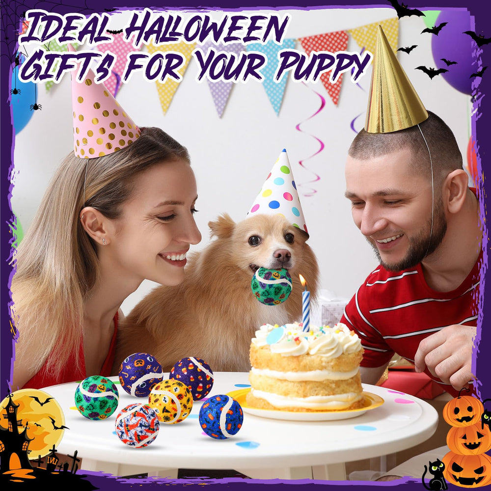 Pelota de Halloween de Civaner, diseño 06, perfecta como regalo para dueños de mascotas.