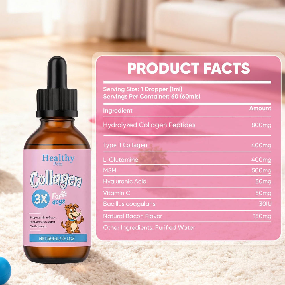 CIVGICY Petz Collagen, apoyo para piel y pelaje saludables.
