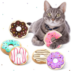 CiyvoLyeen donut-catnip-juguete-interactivo: estimula juego y exploración felina.