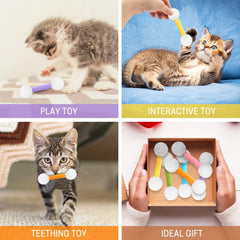 CiyvoLyeen palitos juguete interactivo, diseño adorable y duradero para desviar rasguños