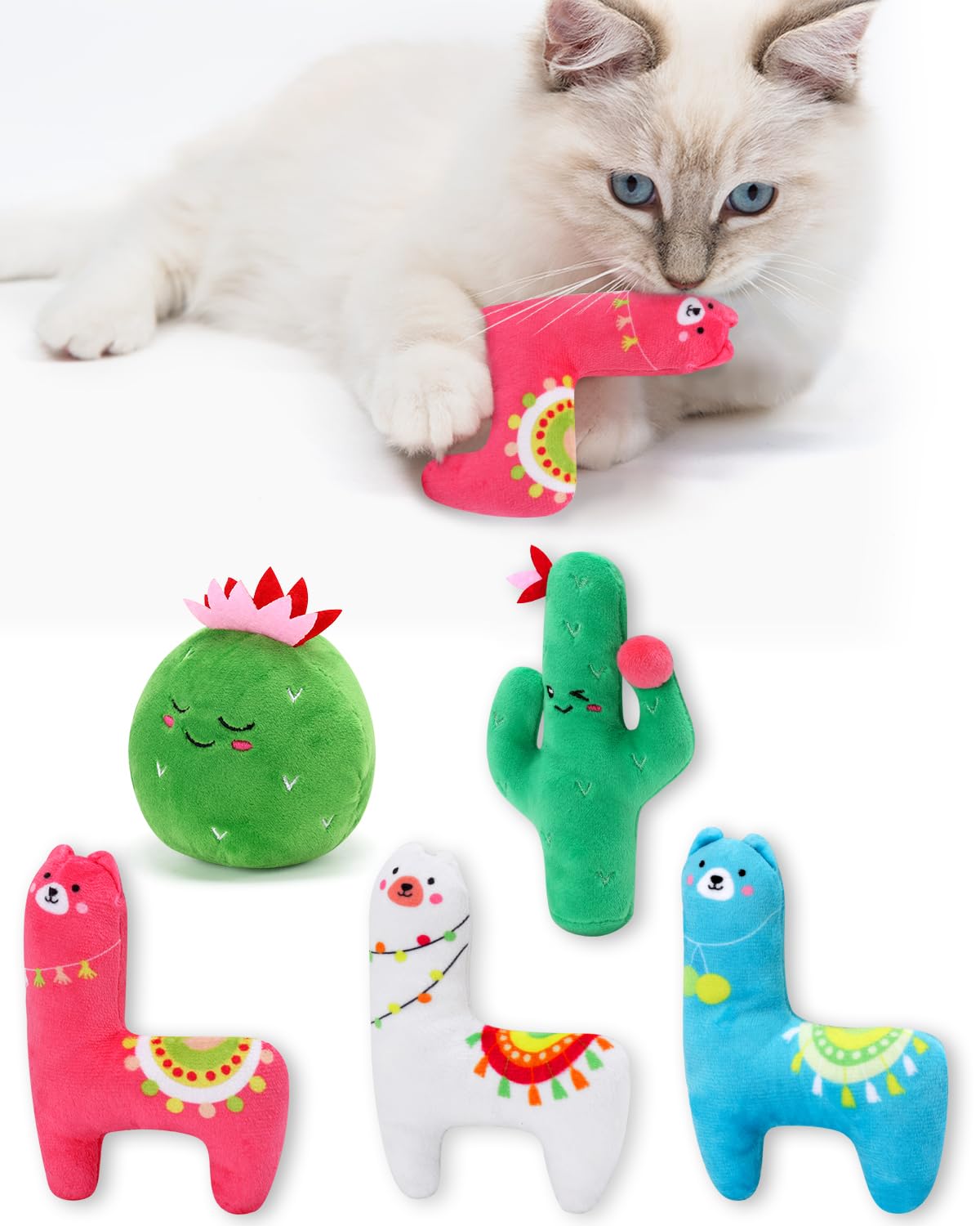 CiyvoLyeen llama con catnip para juego activo del gato