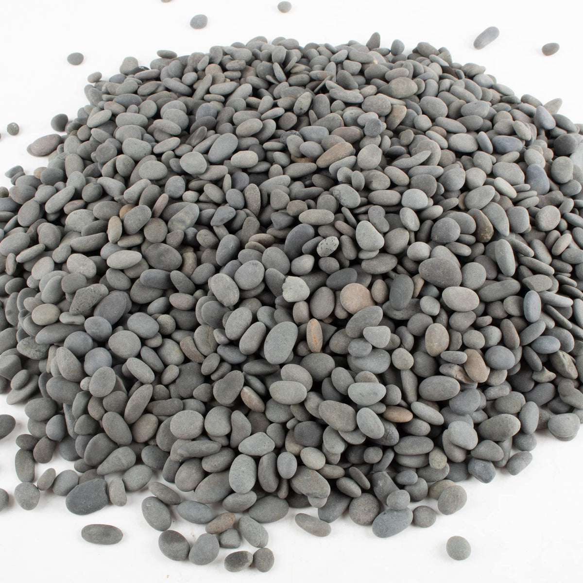 Piedras CJGQ río negro pulidas para suculentas con drenaje natural.