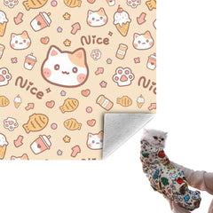 CKNCY Grooming Wrap para gato en momento de corte de uñas, cómodo y seguro.