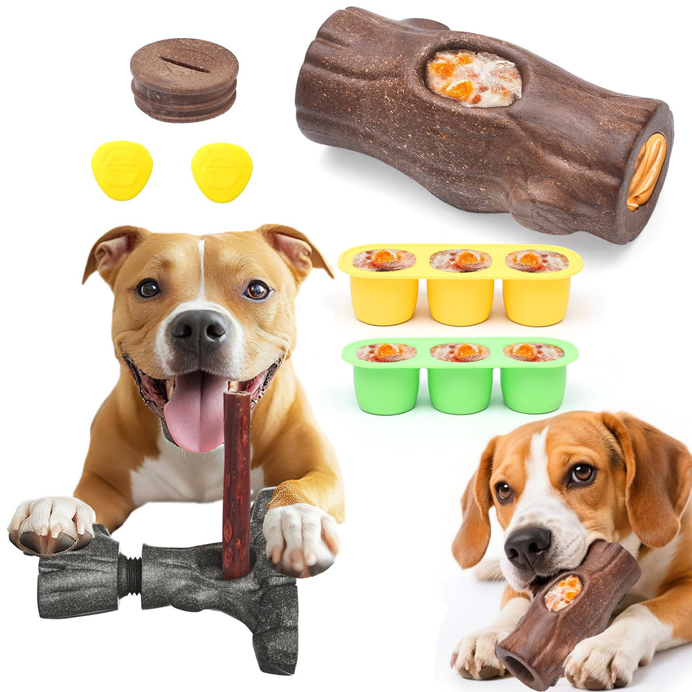 Clarivora juguete-arbol-puzzle-perro: estimula la mente durante el juego interactivo.
