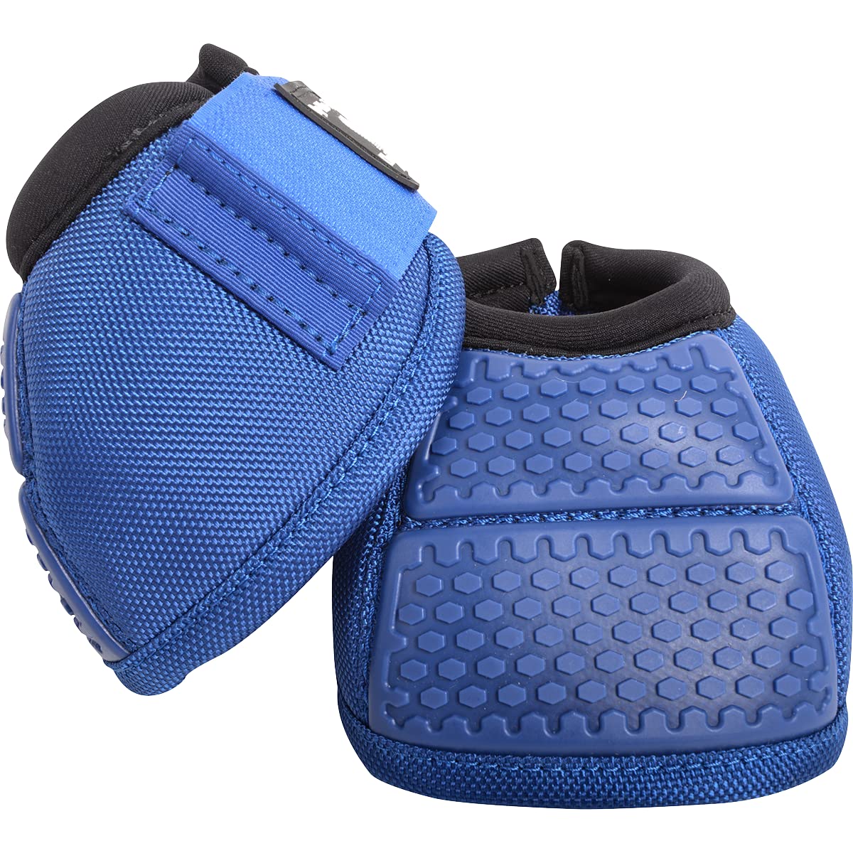 Classic Equine botas de campana sin giro azul, protección durante práctica y competencia