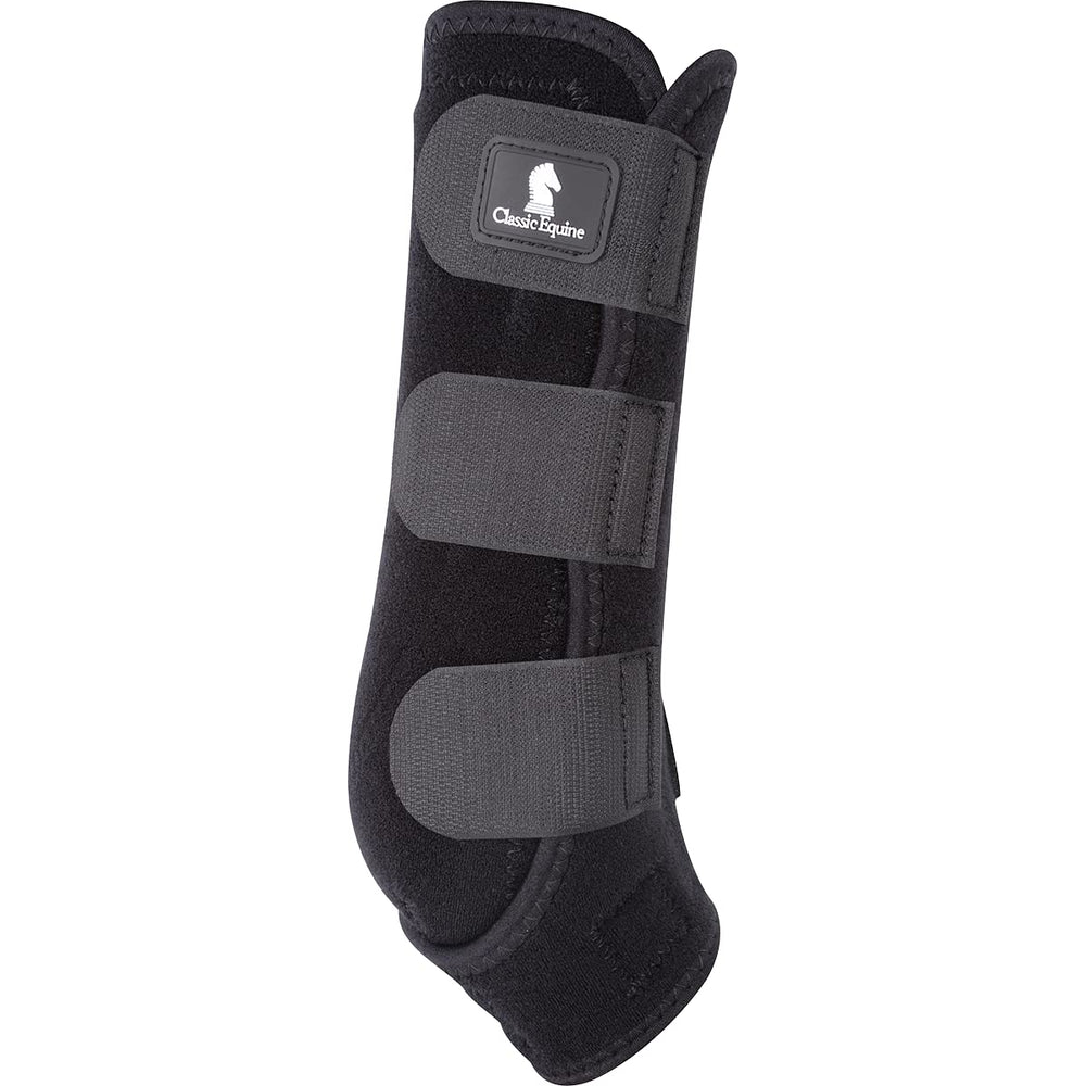 Classic Equine ClassicFit protecciones traseras negro, ajuste cómodo para caballos