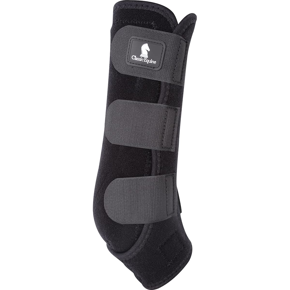 Classic Equine ClassicFit protecciones traseras negro, ajuste cómodo para caballos